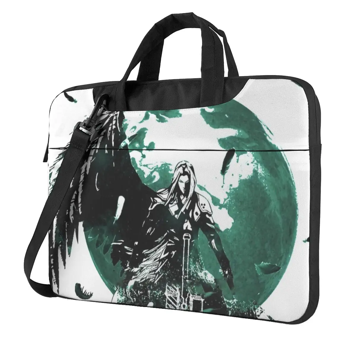 

Sephiroth Final Fantasy VII Laptop Bag cloud cool man game wing half For Macbook Air Pro Xiaomi Lenovo Asus Case Travel Pouch