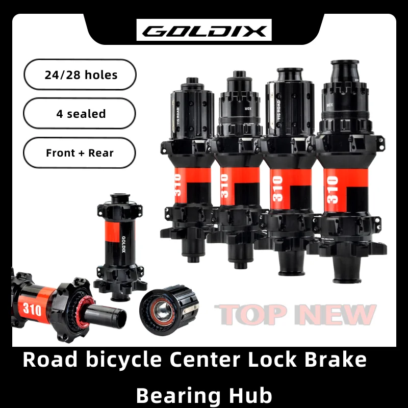 

Шоссейный велосипед GOLDIX R310, 24/28 отверстий, 4 герметичных подшипника, легкий центральный тормоз для систем трансмиссии Shimano forSRAM