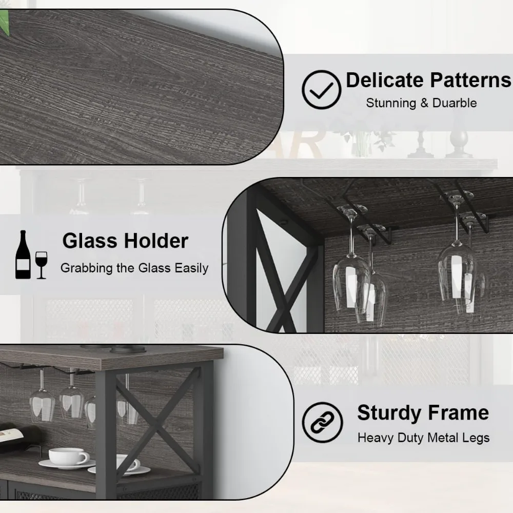 Шкаф для винного бара промышленный шкаф кофейни спиртных напитков и склянок