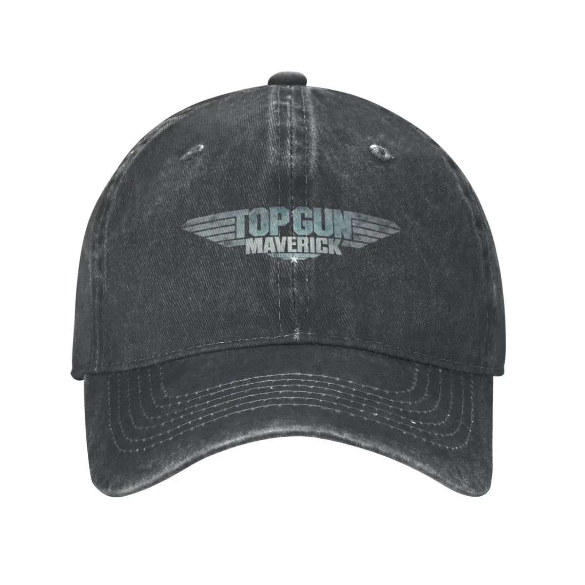 

Top Gun Maverick Baseball Cap Classic Distressed Denim Movie Sun Cap Men Women All Seasons Travel Unstructured Soft Hats Cap