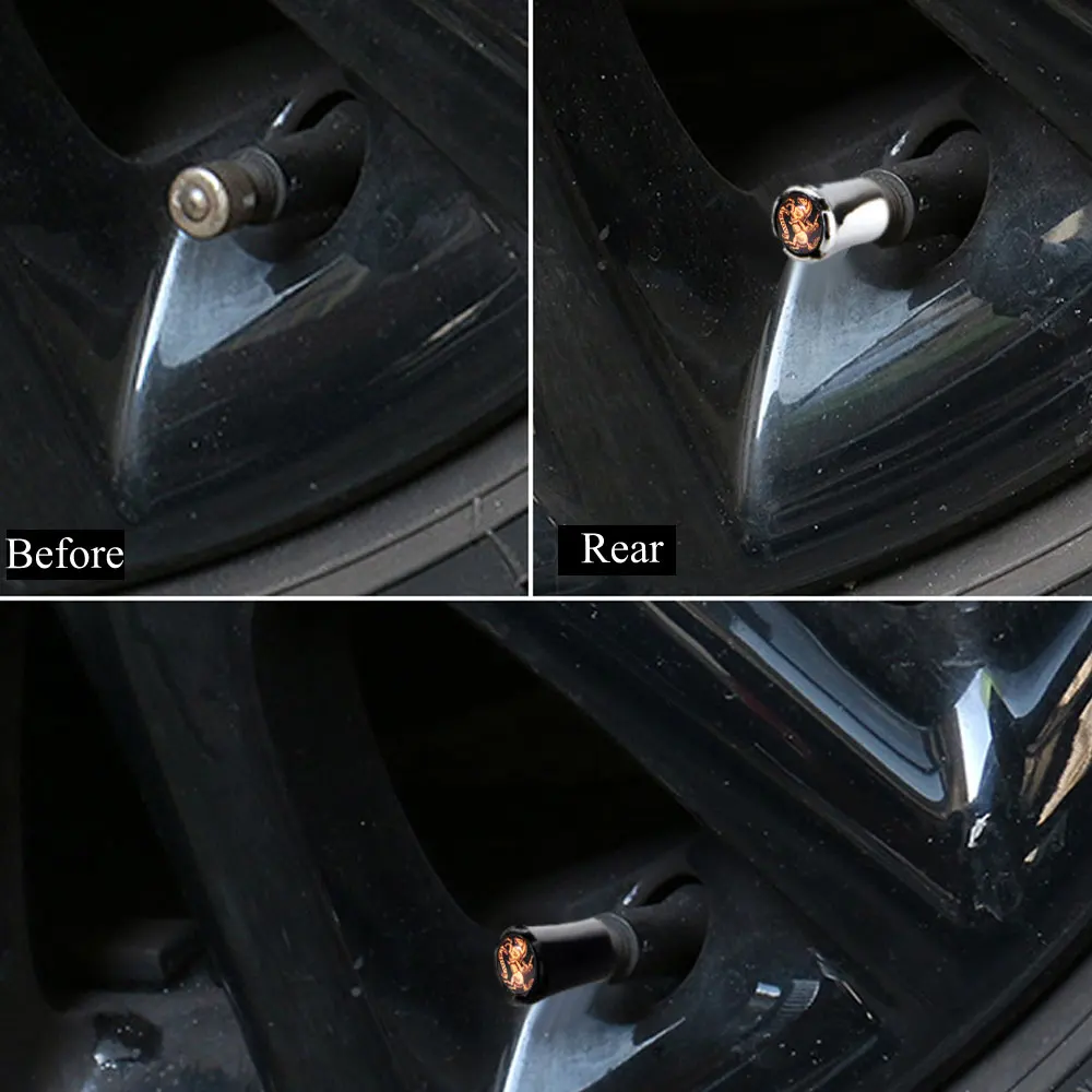 4 Pcs/Set Zinc Alloy Riding Man Style Tire Valve Stem Cap Wheel Air Caps for Auto Cars | Автомобили и мотоциклы