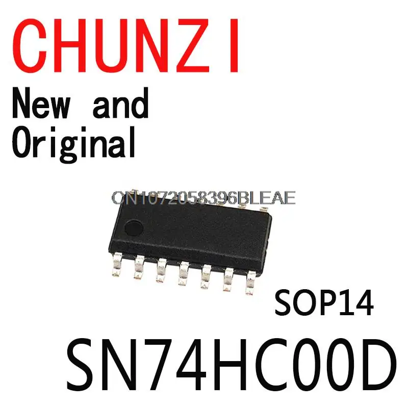 10 шт. Новый и оригинальный SOP14 74HC00D SOP-14 74HC00 SOP SN74HC00D 10 шт. Новый и оригинальный SOP14 74HC00D SOP-14 74HC00 SOP SN74HC00D