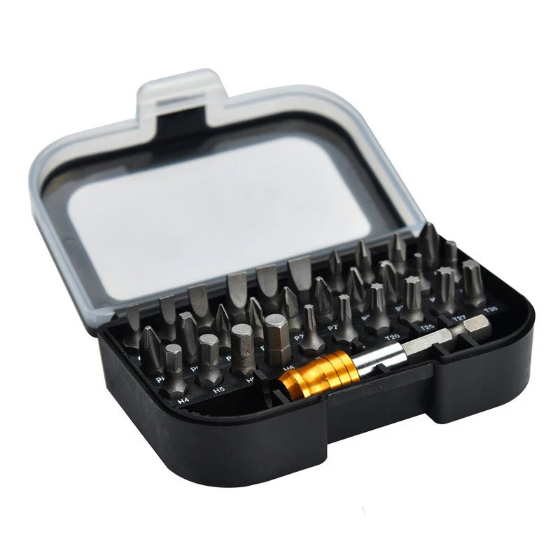 

31 Pcs PH PZ SL Hex Torx Screwdriver Kits Bits Screwdriver Bit Set Hex Chuck Magnetic Extension Adapter Shank Hand Tools