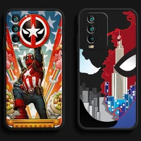 marvel spiderman phone cases for xiaomi redmi 7 7a 9 9a 9t 8a 8 2021 7 8 pro note 8 9 note 9t back cover funda coque carcasa