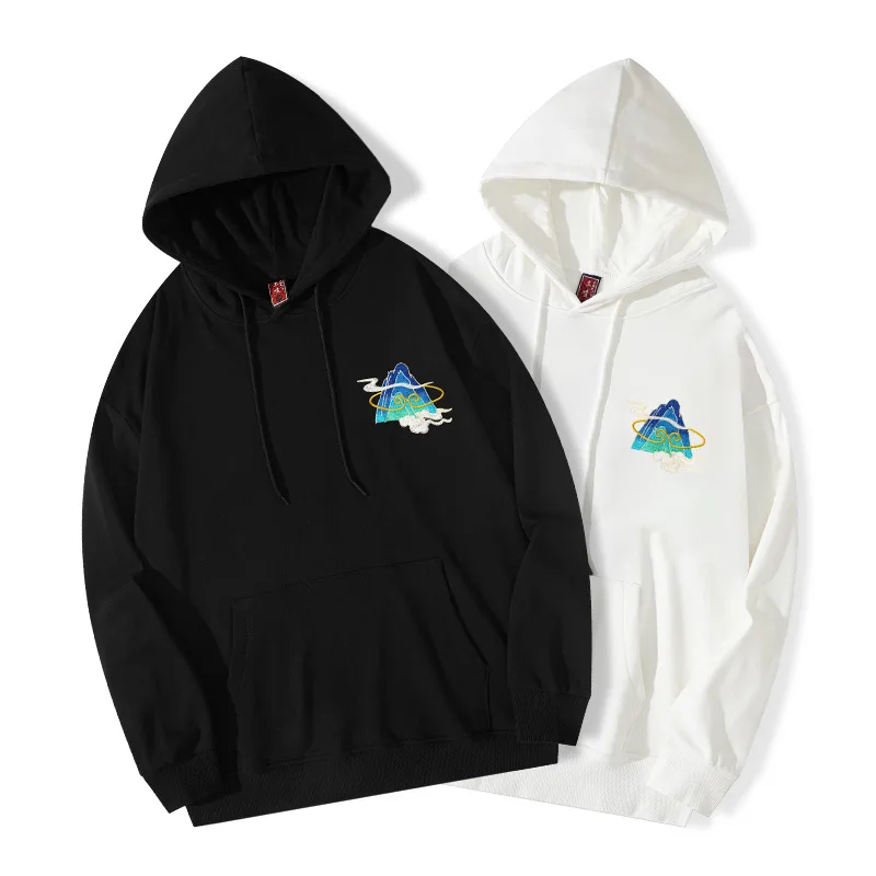 Мужской свитер с капюшоном на осень и зиму модель 2022 года мужская одежда большого