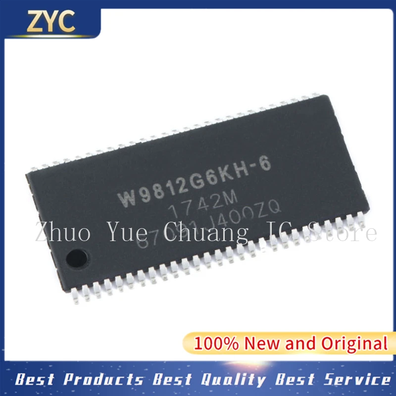 

10PCS/Lot W9812G6KH-6 W9812G6KH W9812G6 TSOP54 100% New Original IC Chip