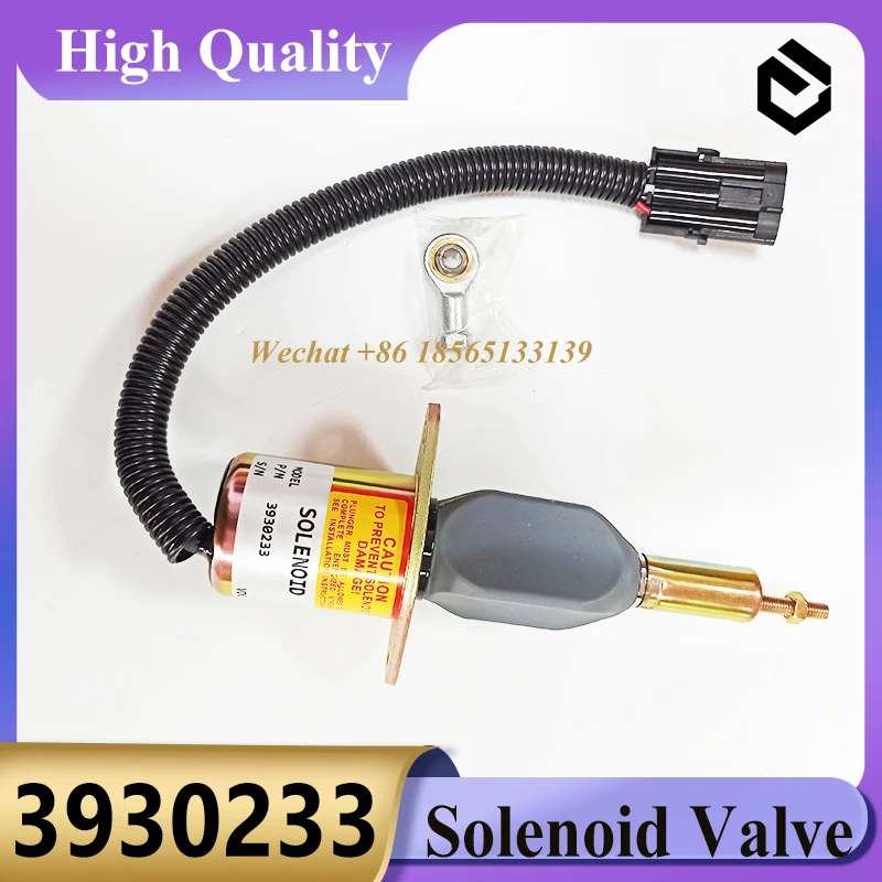 3930233 Соленоид остановки клапана для деталей Cummins 6BT 5.9L 6CT 8.3L