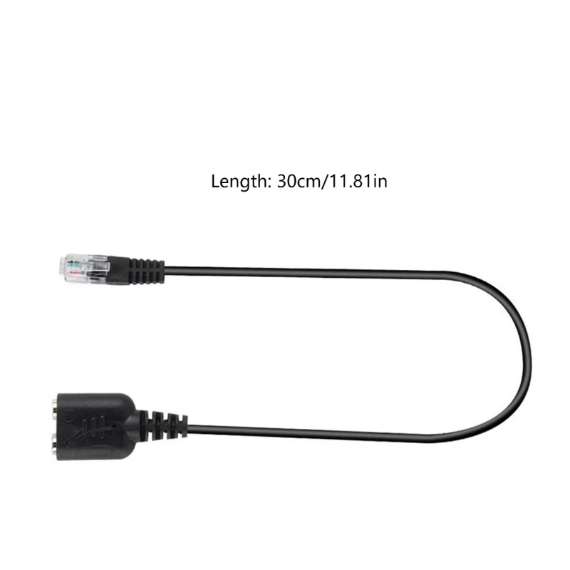 Переходники для гарнитуры гнездо 3 5 мм к шнуру преобразователя кристалла RJ9