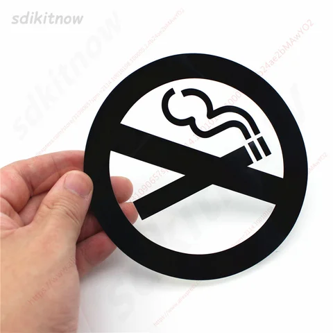 Предупреждающая наклейка «не курить дыма», наклейка, Виниловая наклейка, украшение для двери и окна автомобиля, стильные аксессуары