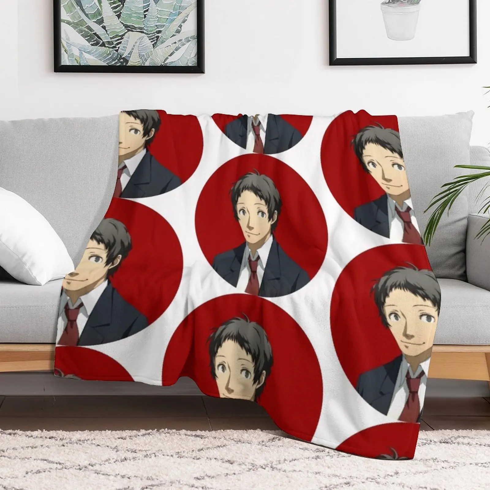 Одеяло с портретом Адачи большие одеяла для детских одеял