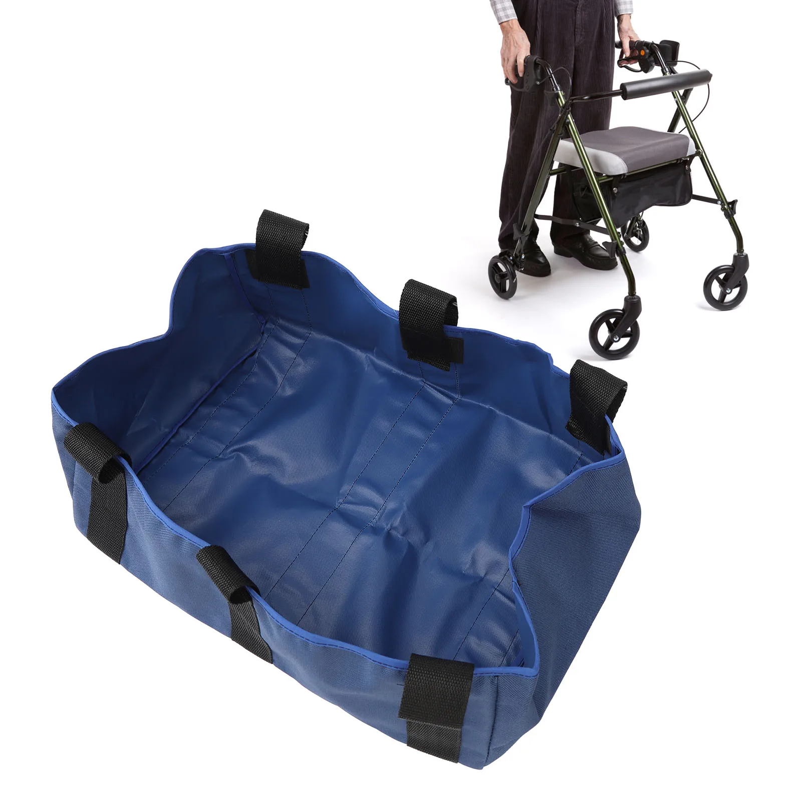 

Wheelchair Basket Rollator Bag Storage Hook And Portable Nylon Under for Umbrella