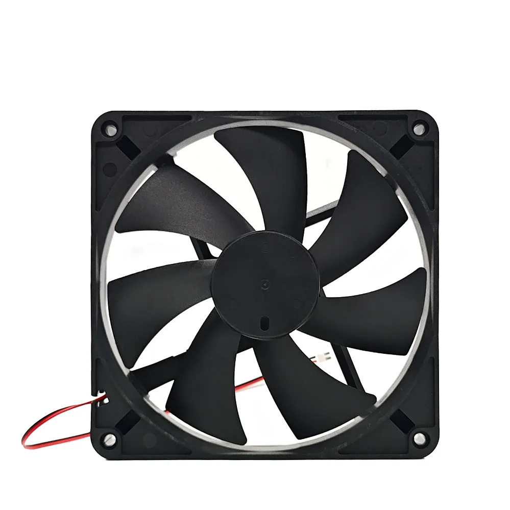 Фото Вентилятор охлаждения 14025 14CM 12V 0.70A PWM D14BH-12 для блока питания Yuelun (002) №2