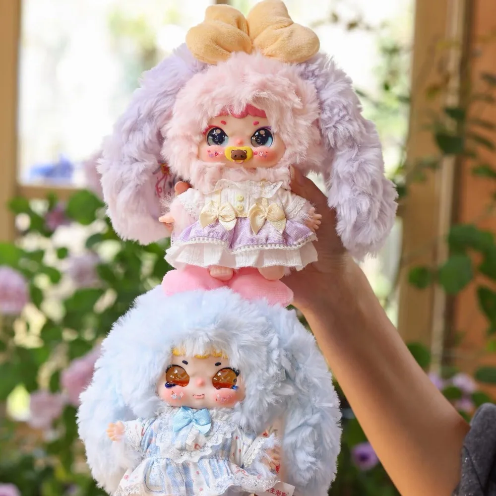 Фото JIIMO Sweet Slumber Manor: Виниловые фигурки-сюрпризы в коробках, коллекция милых животных-подвесок, загадочные игрушки, куклы-зайчики, маленькие кролики №3