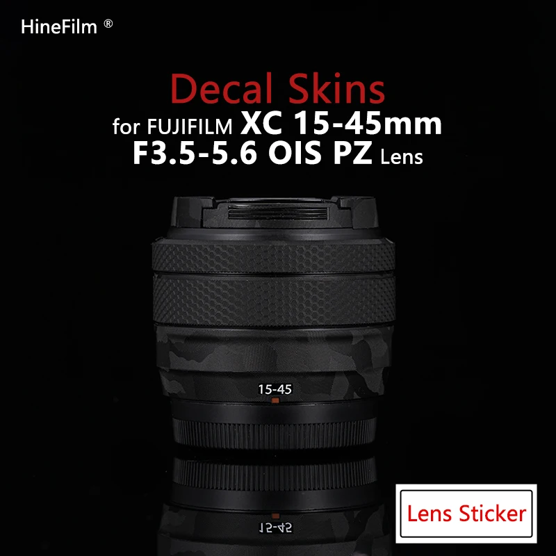 

Fuji XC15-45 F3.5-5.6 Lens Premium Decal Skin for Fujifilm XC 15-45mm f/3.5-5.6 OIS PZ Lens Protector Cover Film Wrap Sticker