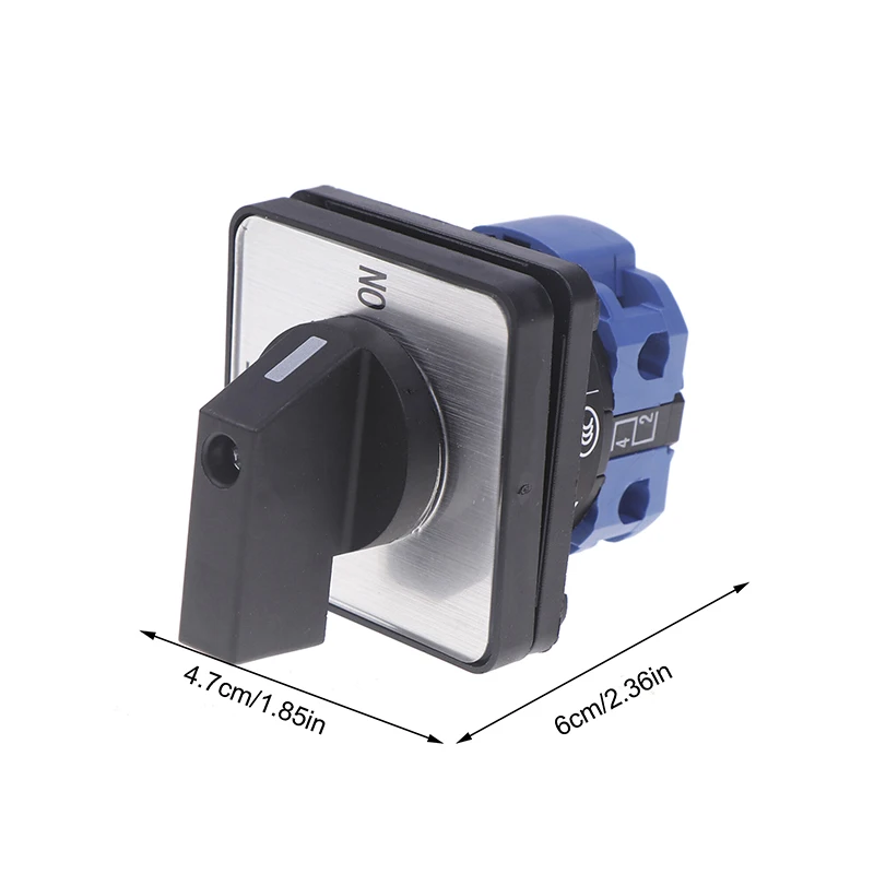 LW26-20 C02/1 Поворотный кулачковый переключатель ВКЛ/ВЫКЛ 2 полюса 4 клеммы 220 В 20 А для