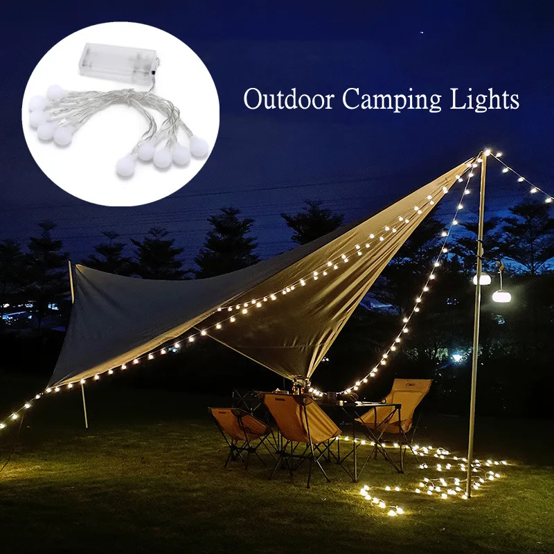 

Outdoor LED String Lights Waterproof Camping Tent Decorative Lights USB Battery Fairy Garland Lights Wedding Party Patio Garden