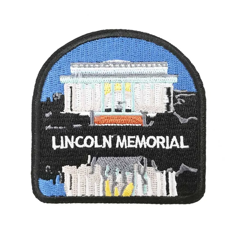 LINCOLN мемориальные термоклейкие нашивки для путешествий Сувенирный значок