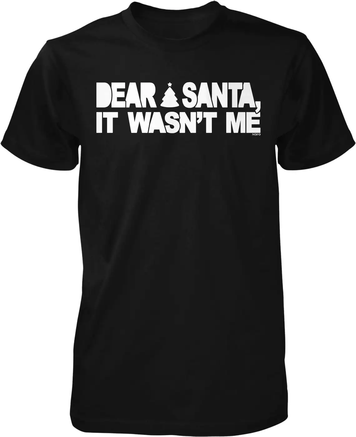 Мужская футболка Dear Santa It Wasn't Me NOFO_01898