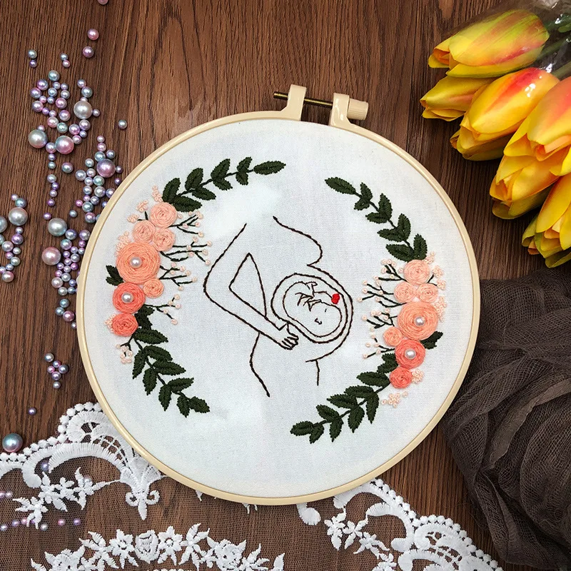 Стартовый Набор для вышивки набор рукоделия круглая вышивка крестом подарок на