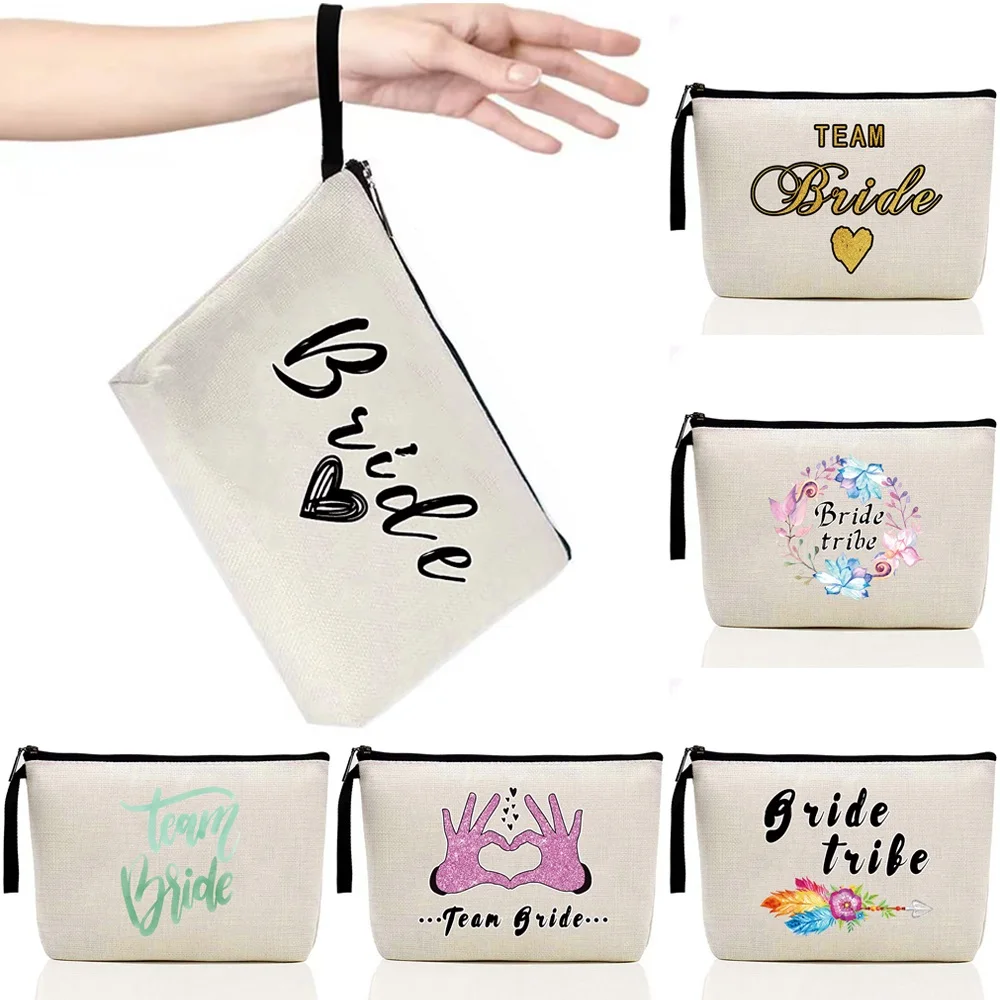 

2022 модная косметичка для женщин, новая серия с принтом, Дорожный Чехол для мобильного телефона, клатч для косметики, портативные сумки для х...