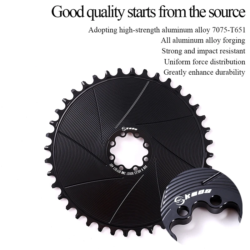 KEOS 3 мм Самая продаваемая звездочка с 8 болтами Узкое широкое цепное кольцо