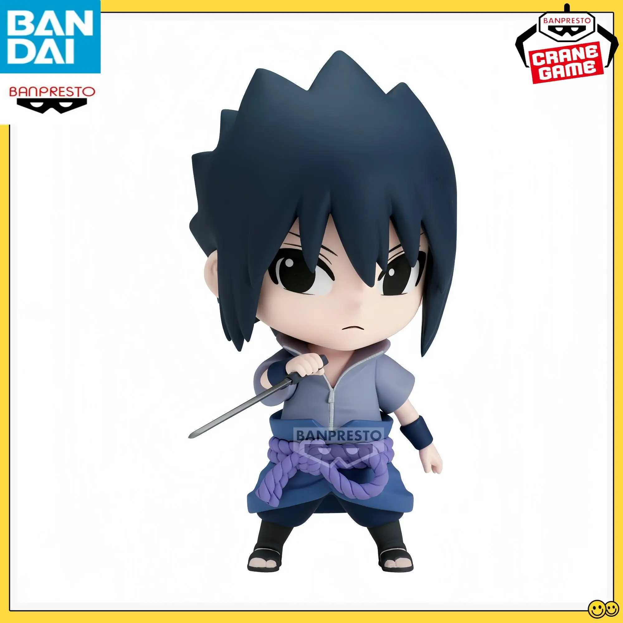Фото Banpresto Naruto Shippuden Чиби Учиха Саске и Хатаке Какаши 10 см Готовая модель игрушки Коллекционный подарок Bandai на складе №5