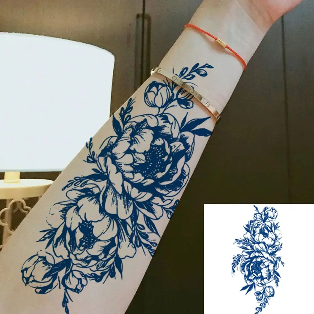 

Universal Waterproof Easy To Use Fashion Herbal Temporary Tattoos Fake Tattoo Semi-permanent