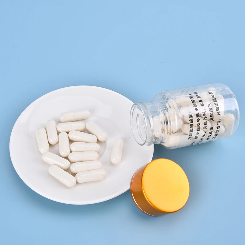 

50pcs Collagen Powder Capsules Beauty Salon Home DIY Crystal Face Mask Anti Aging Rejuvenation Shrink Pore Capsule Face Care