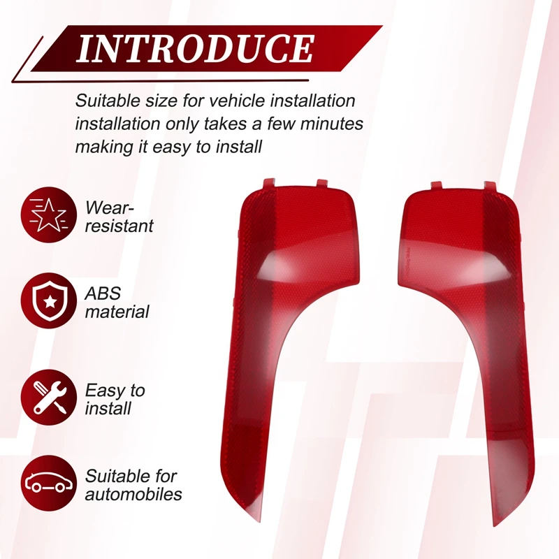 2 шт. автомобильный левый и правый задний отражатель для Ssangyong Rodius/Stavic2 Turismo 2013