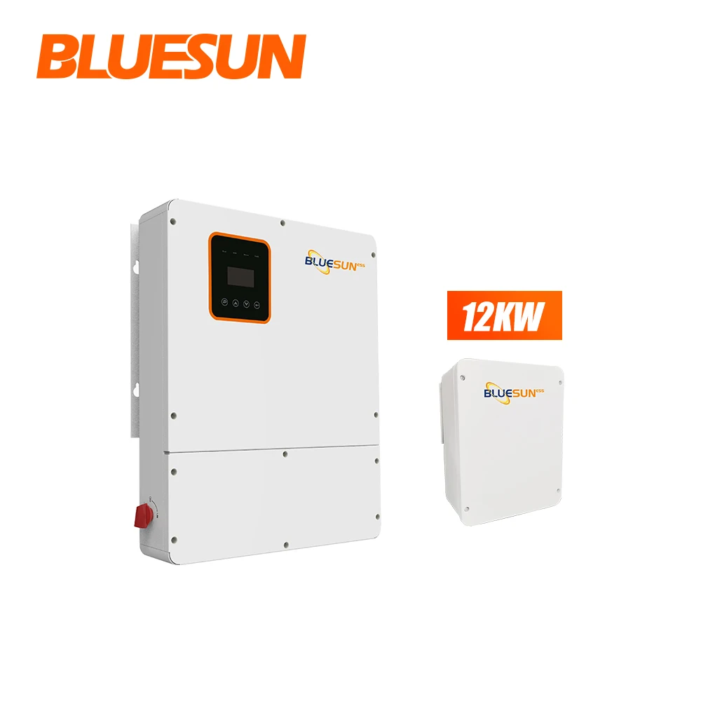 Hybrid Inverter 12kw On-grid Off-grid Solar System With Black 380w Mono Panel Home Power Station