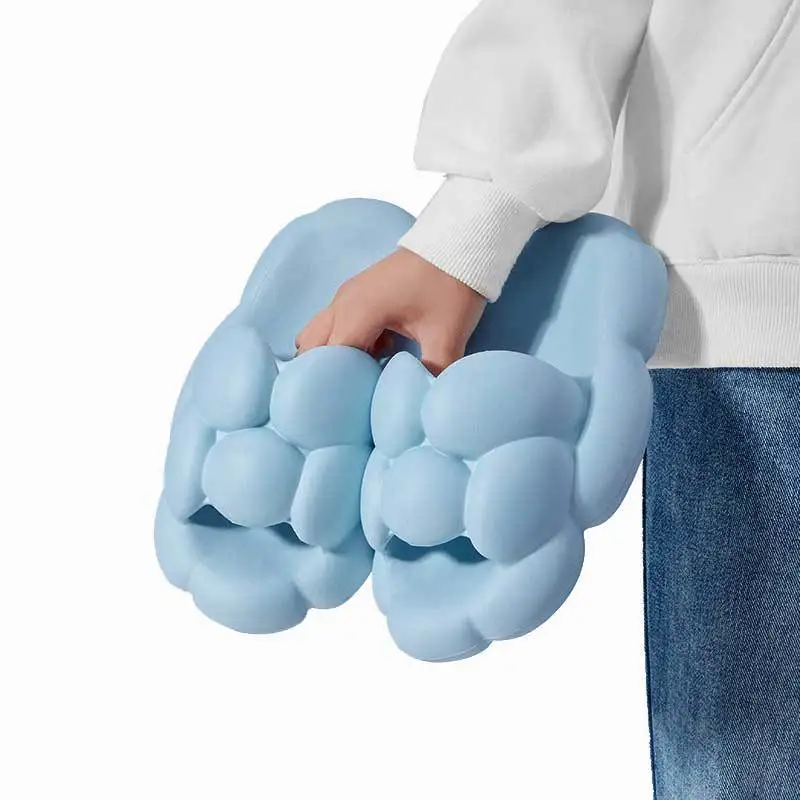 Summer Pool Beach Slippers Female Man Soft Thick Damping Slides Home Bedroom EVA Women's Summer Flip-Flops Lady Platform Shoes