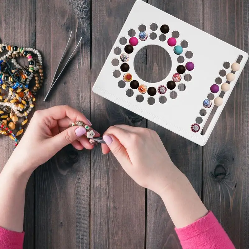 Доска для бусин изготовления ювелирных изделий поднос бисероплетения
