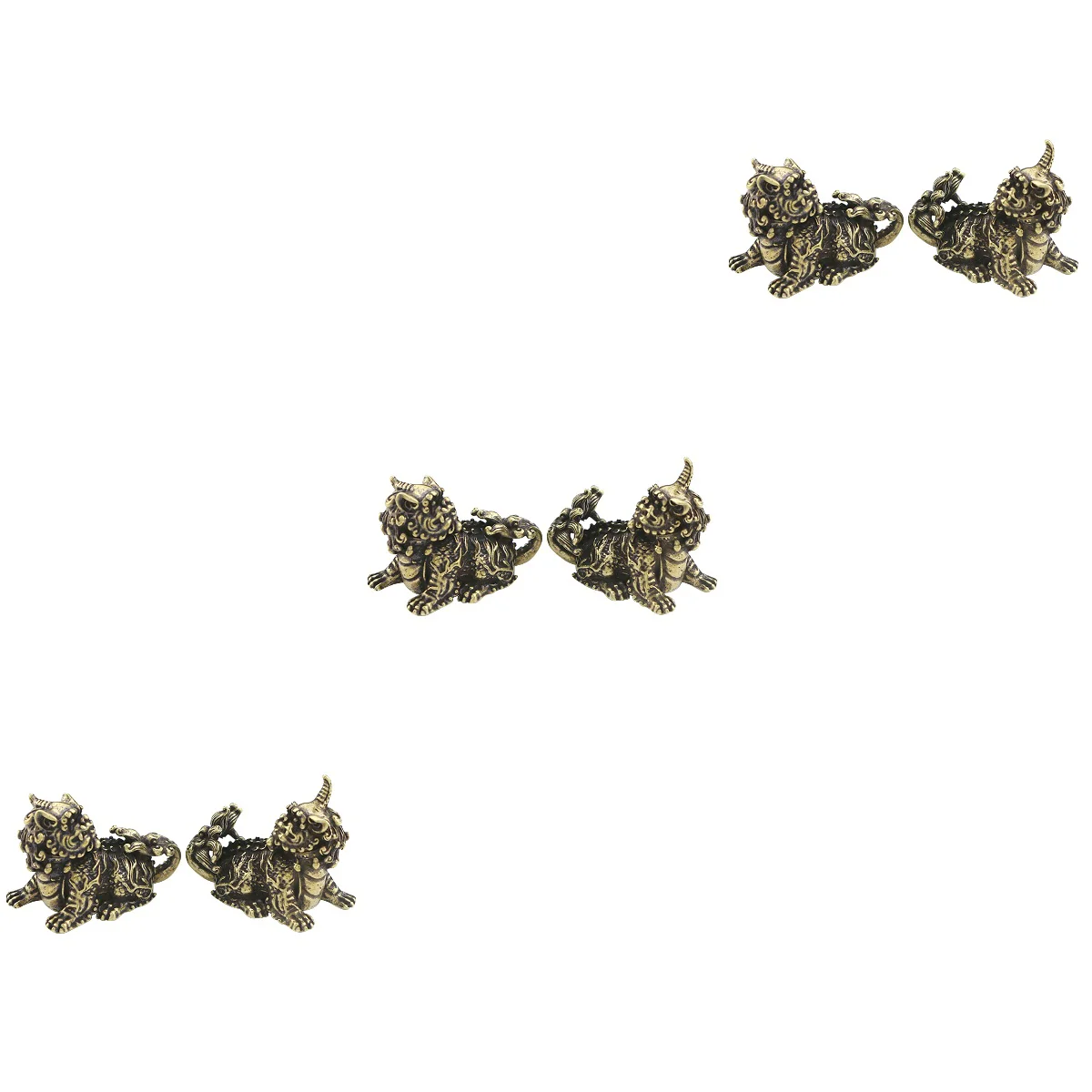 

Статуэтка Kylin Статуэтка Богатство животные процветание скульптура китайское животное латунь счастливая медная Статуэтка украшение Аватар...