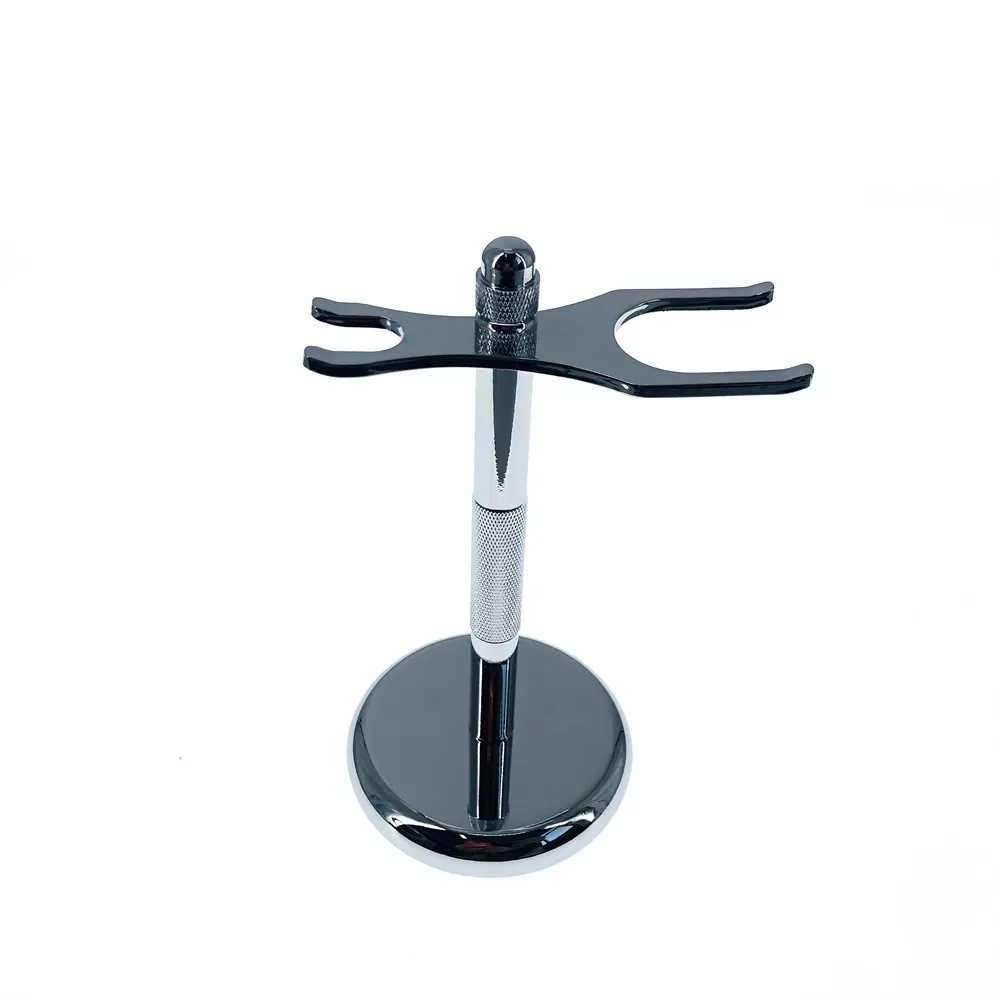 

Men Razor Holder Stainless Steel Shaving Brush Stand Safety Razor It Razor Holder 15cm Razor Rack & Brush not including