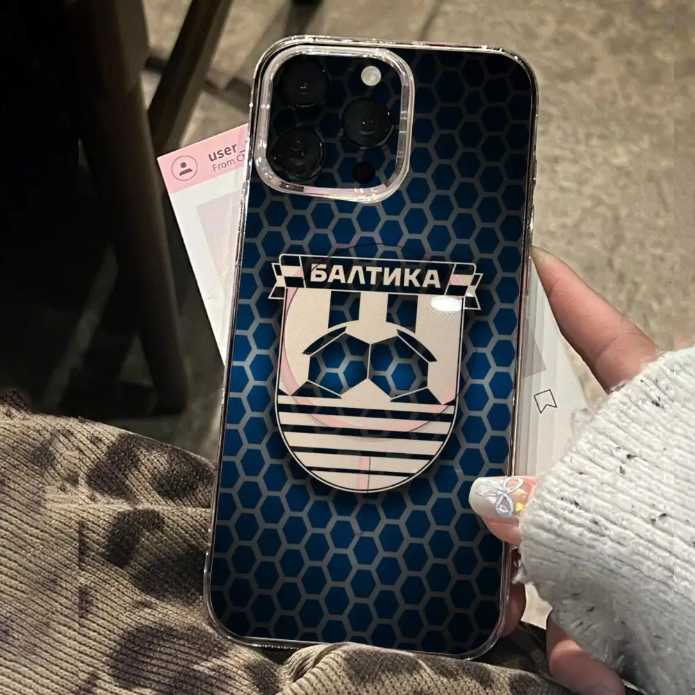 Фото Прозрачный магнитный чехол для iPhone 17 Air, 16, 15, 14, 13, 12 Plus, Mini, Pro, Max с дизайном «Балтика» (Калининград) №3