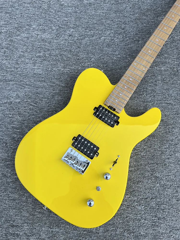 

Censtar TL Electric Guitar Mahogany Body Maple Neck Maple Fingerboard Yellow Gloss Finish Can be Customized Free Shipping