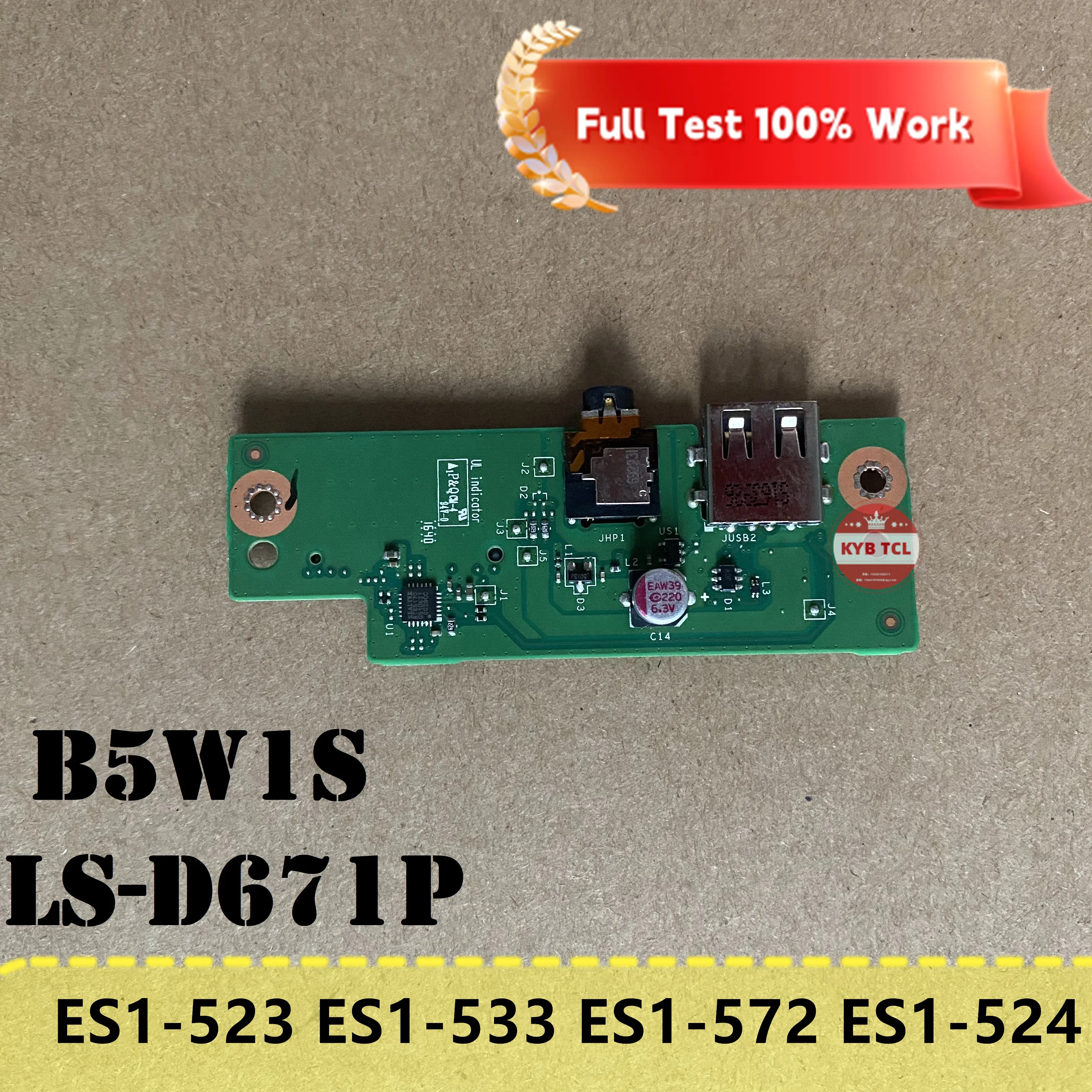 B5W1S LS-D671P Acer Aspire ES1-523 ES1-533 ES1-572 ES1-524 ES1-532G ноутбук Audio USB платы SD Card Reader Board или Cable Notebook
