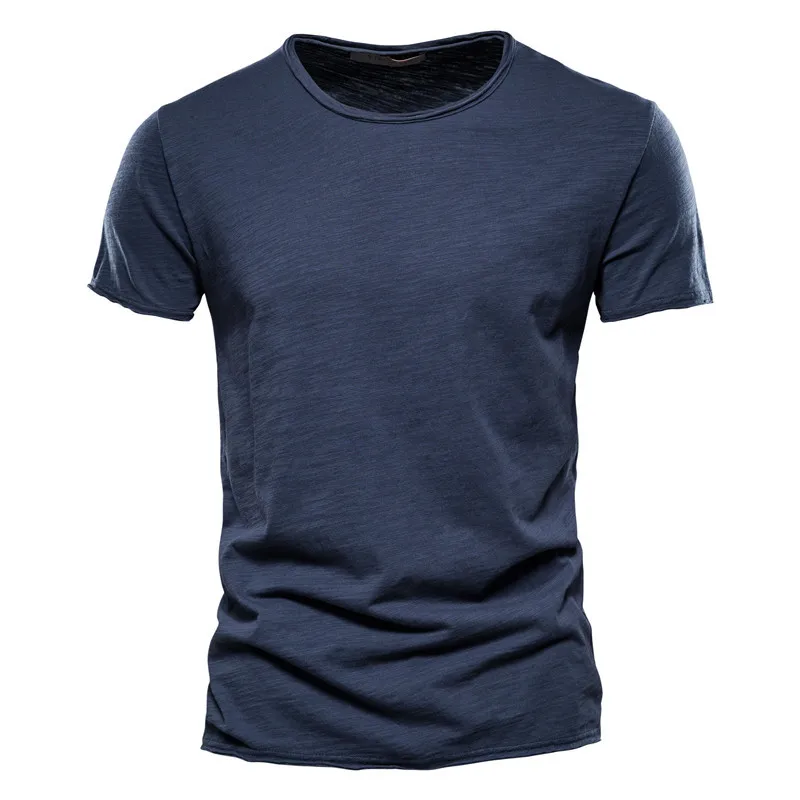 

Quality 100% Cotton Men T-shirt Fashion Cut Design Slim Fit Soild Men's t-shirt Tops Tees Brasil Short Sleeve T Shirt For Men