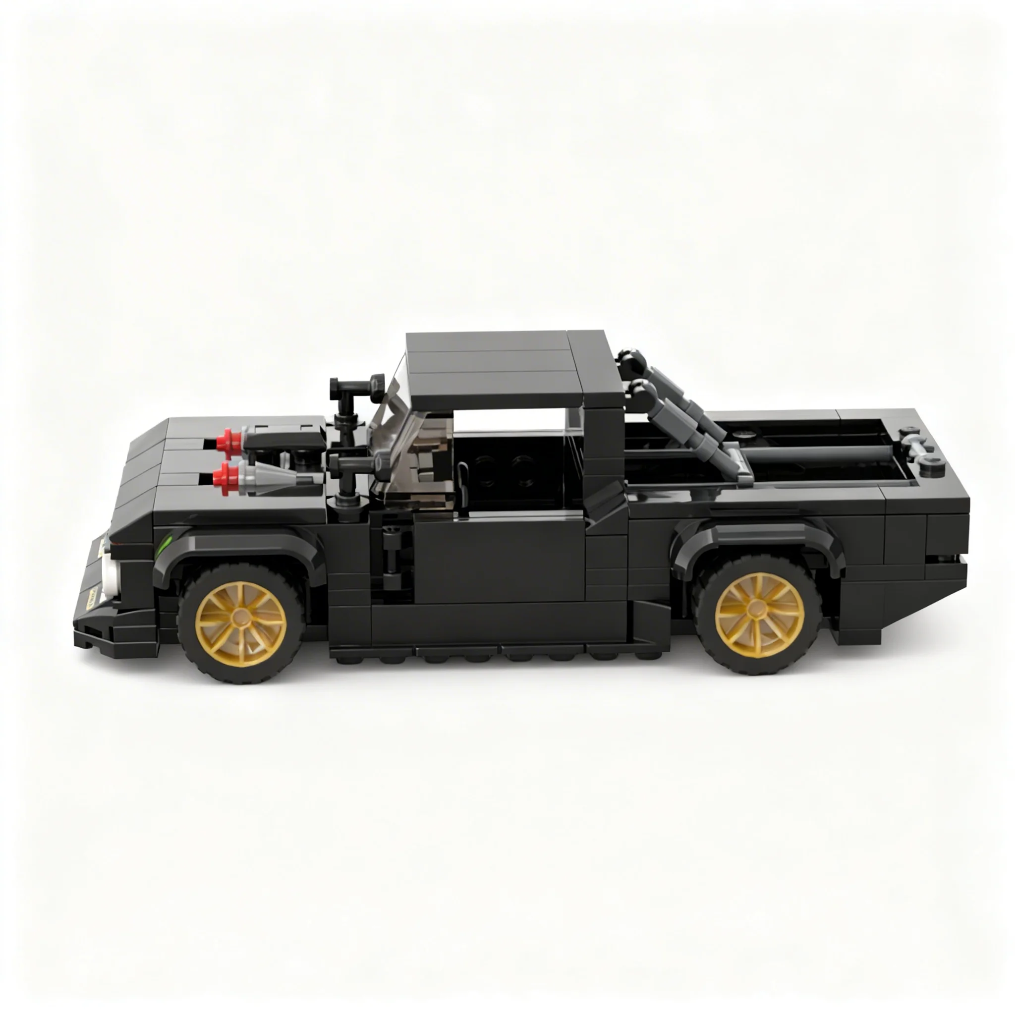 Фото 304 детали MOC City Champions Fordes Hoonitruck, модель из строительных блоков, рождественские подарки, архитектурная игрушка, креативный подарок на день рождения. №4
