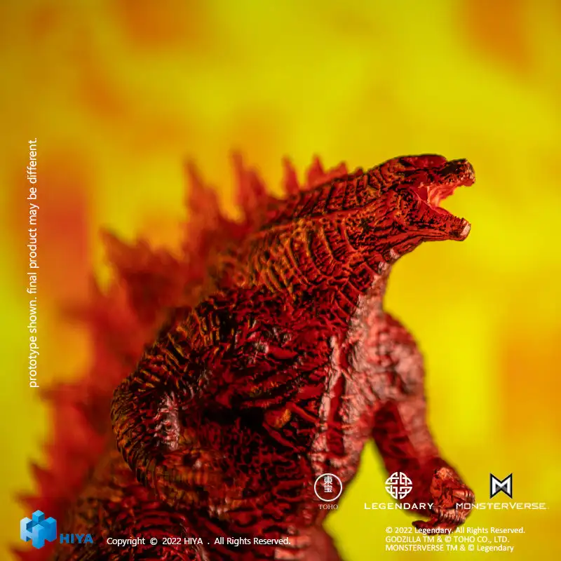 

Hiya Toys Godzilla: King of The Monsters Stylist Series Burning Godzilla 7.7 Inches (19.6Cm) Collectible Model Statue