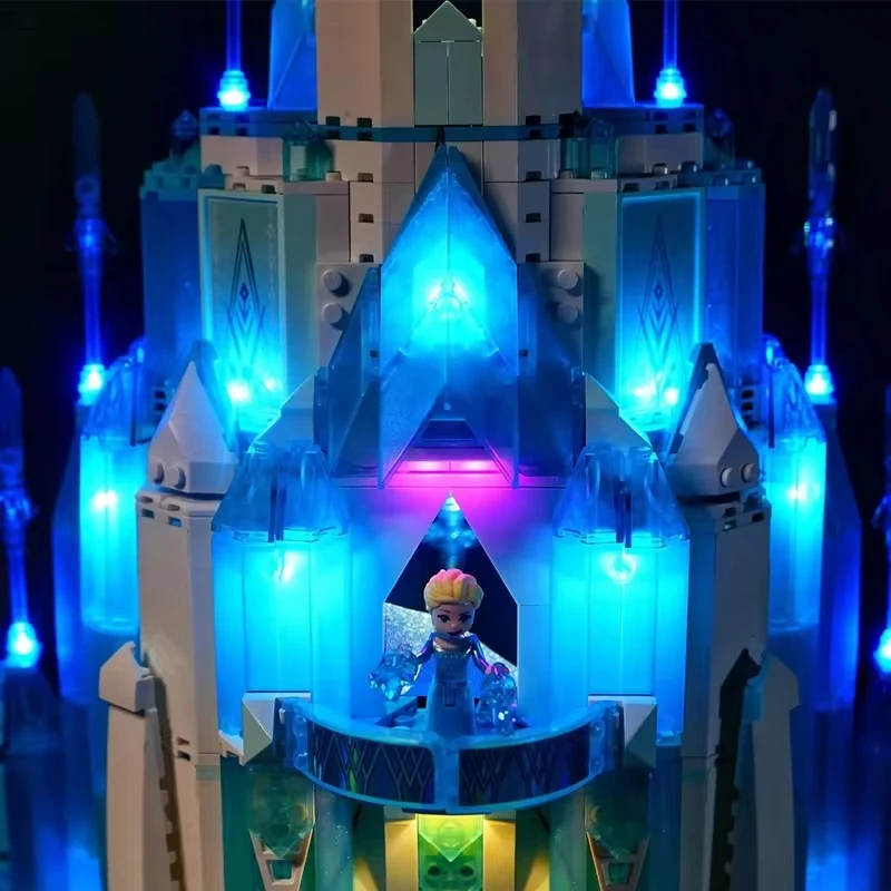 Фотообои с радиоуправлением для конструктора LEGO 43197 ледяной замок (только