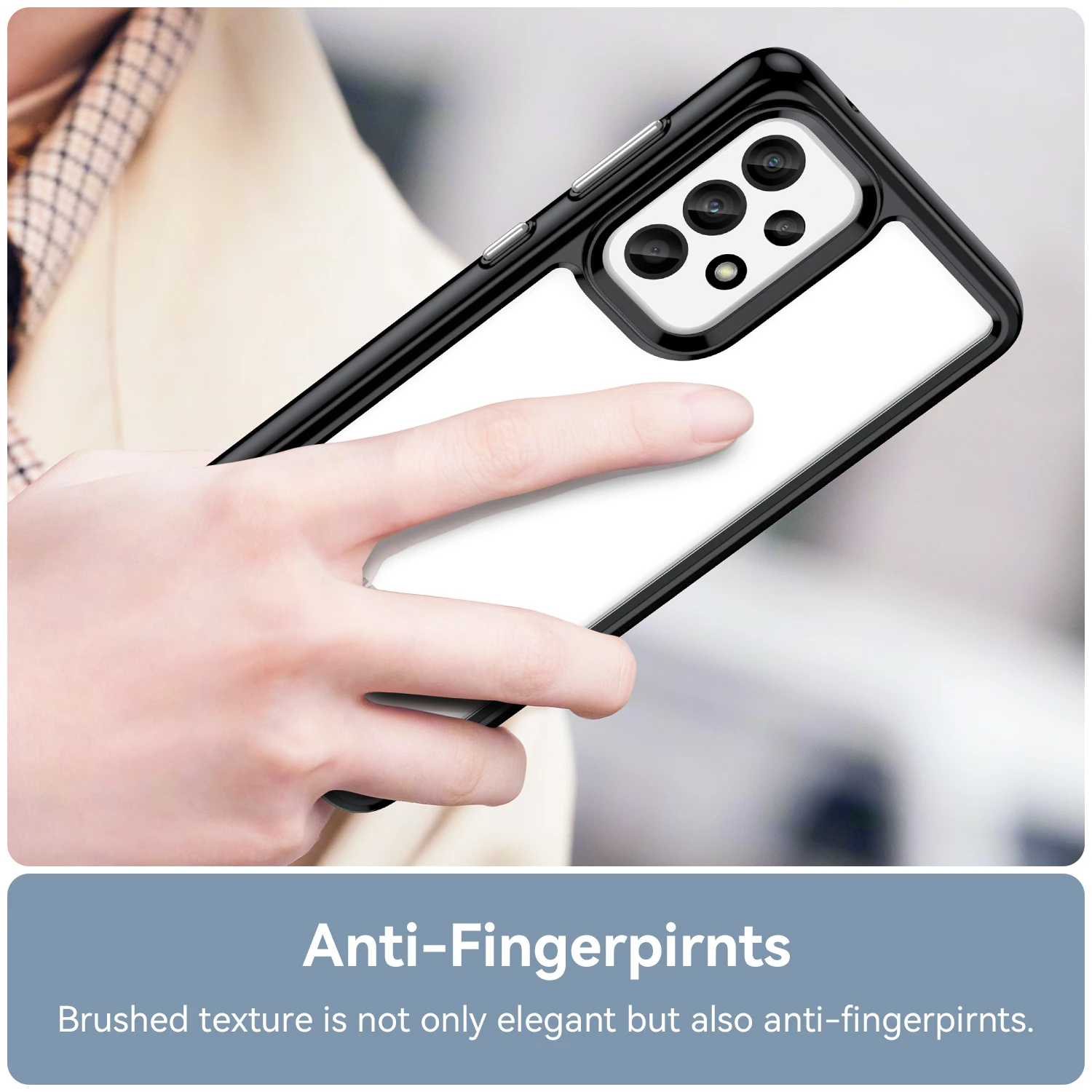 For Samsung Galaxy A33 Clear Case For Samsung Galaxy A33 A53 A73 Cover Funda Hard Translucent Phone Bumper For Samsung A33