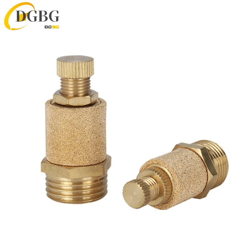 Пневматический латунный глушитель BSL BMSL BESL M5 1/8 дюйма 1/4 3/8 1/2 глушители