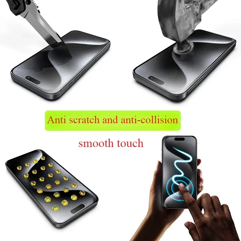 Защитная пленка из закаленного стекла для IPhone 16 16pro Max 15promax 14 13