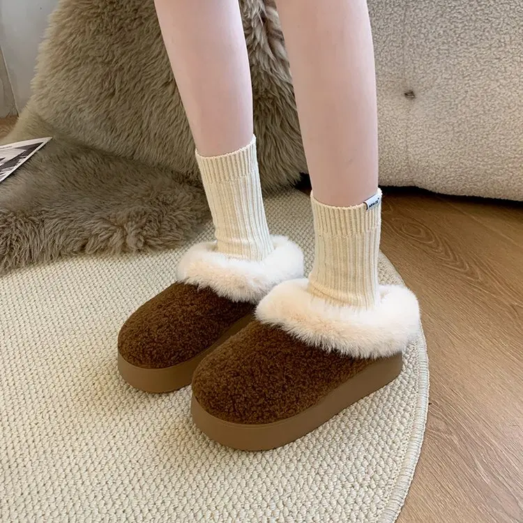 2024 модные блестящие зимние ботинки женские нескользящие ботильоны на меху