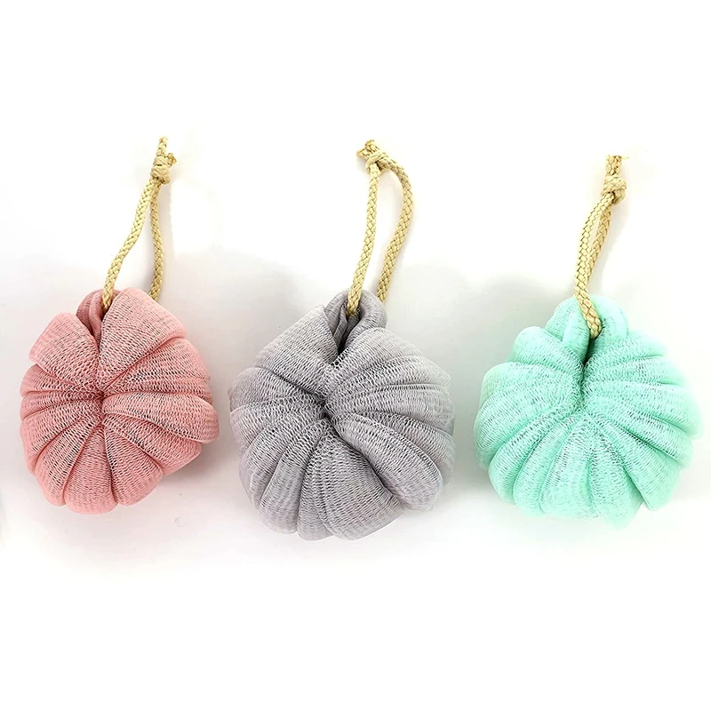 

3 шт., губка для душа, гель для душа, гель для душа, мяч для душа для ванной, для мужчин и женщин, сетчатая Подушка, душевой шар, очиститель тела