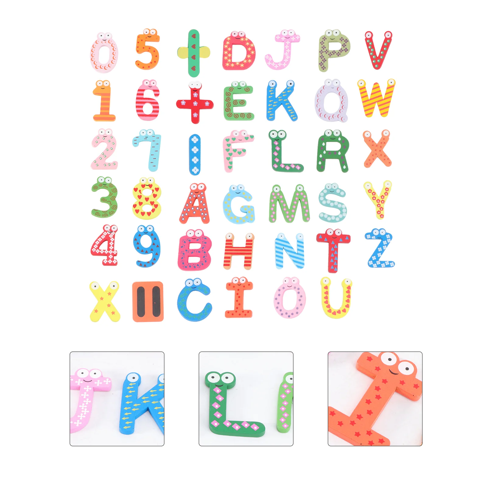 

Refrigerator Magnets Alphabet Fridge Magnets Cartoon Freezer Stickers Whiteboard Posted for Holiday Home Photo Map Message Decor