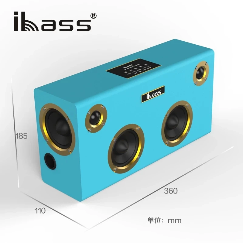 

Ibass GAGA Home Theater Sound System Bluetooth Speaker 6 Speakers High-power Subwoofer Hi-Fi Stereo Bass Boombox Music Center