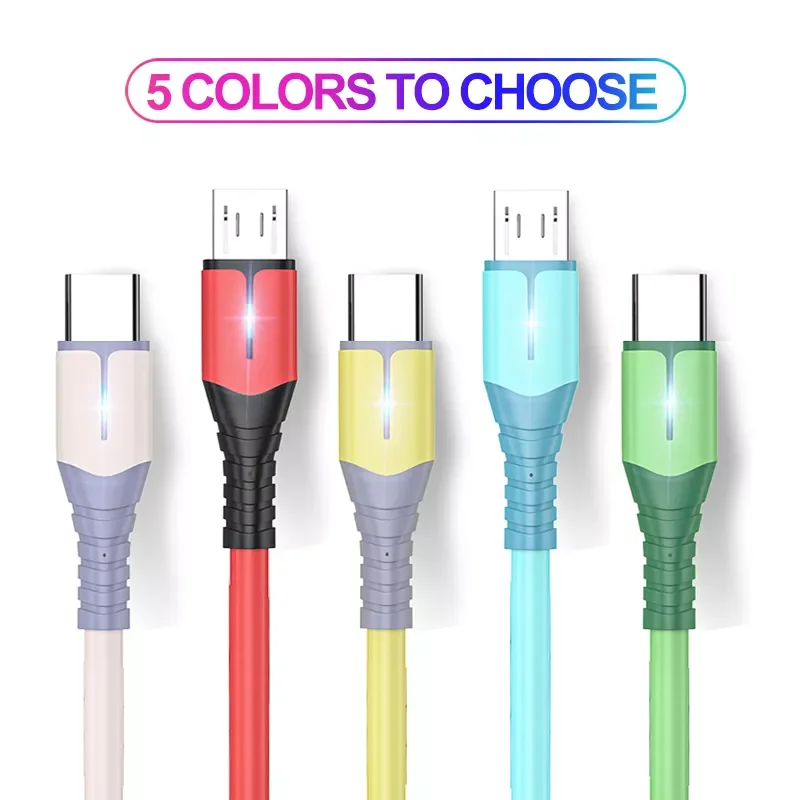 

Hot Sales Charger data cord cable for xiaomi USB C wire USB Type C Fast Charging cable Micro USB charger cable For samsung Phone