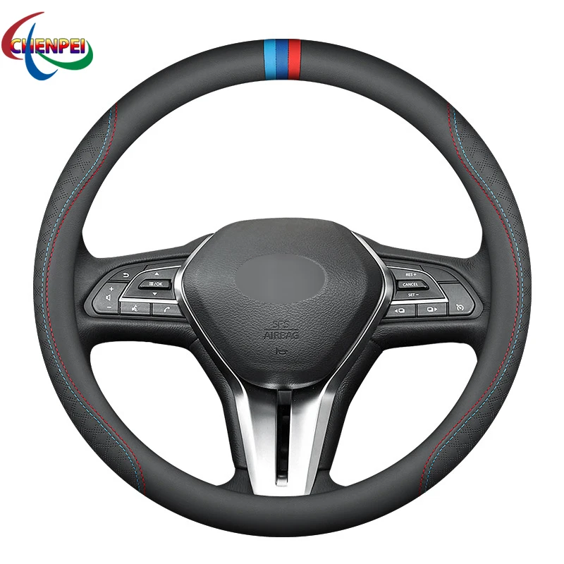 

For Infiniti QX50 QX60 QX80 Q70L Q50L FX3 Car Leather Universal Steering Wheel Ccover Car Interior Decoration Accessories